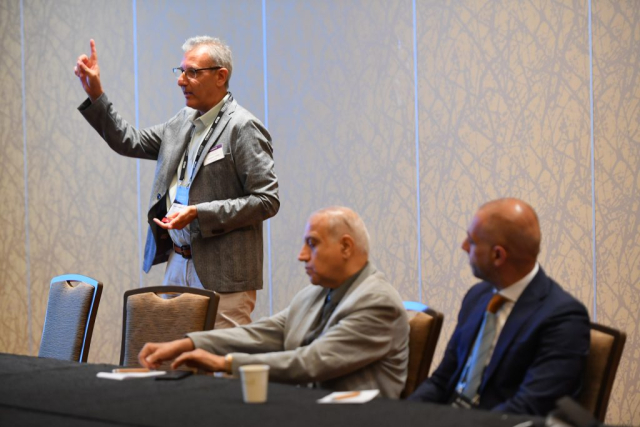 Filippo Ciadamiaro, Managing Director at Stone Bathwear, explores "A Comparison of Off-site and On-site Construction" in the Economics Workshop, highlighting the pros and cons of off-site manufacturing and its implications for construction efficiency.