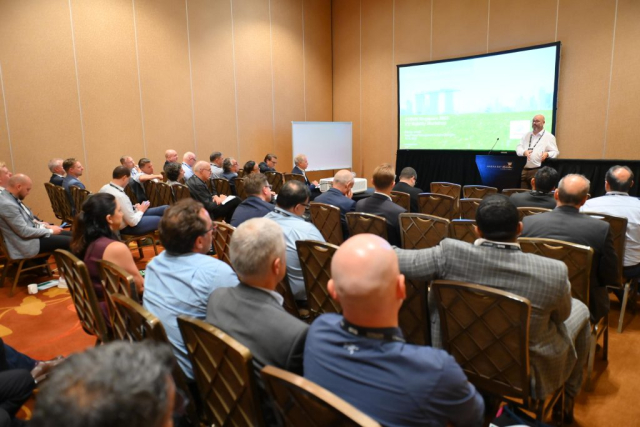 Timo Vlasov, Head of Offering Major Projects at KONE, shares insights in his presentation on “Creating the Best People Flow Experience for Human-Centric High-Density Urban Center” in the Vertical Transportation/Mobility workshop.