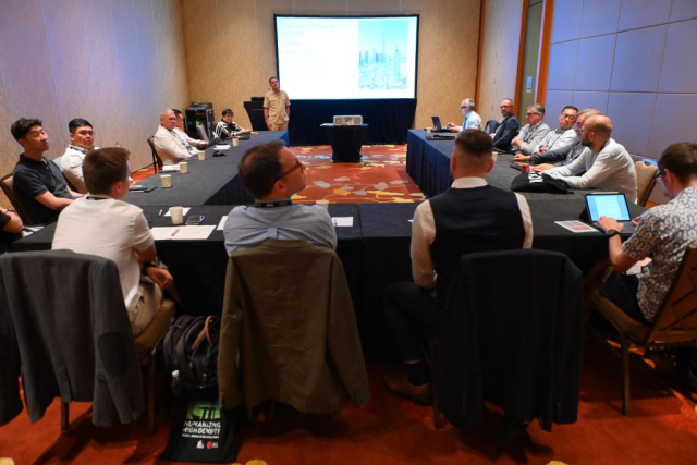 Roy Denoon, Senior Principal & Vice President at CPP Wind Engineering Consultants, discussed "Wind, Facades, and Fire Loads," emphasizing the technical considerations and interrelationships between fire safety, wind engineering, and façade design in tall buildings.