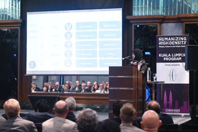 Erdayu Os'hara Omar, Architect and Lecturer at Universiti Teknologi MARA, co-presents “Offices not as we know them? Speculating the future high-rise office design in Malaysia.”