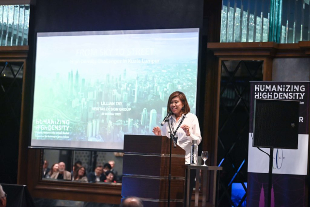 Lillian Tay, Group Vice President, Veritas Design Group, draws on her experience designing high-rises in Kuala Lumpur and throughout Malaysia.