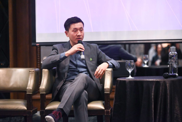 Yibo Xu, China Partner, Principal Architect, Stefano Boeri Architetti answers questions from the audience.