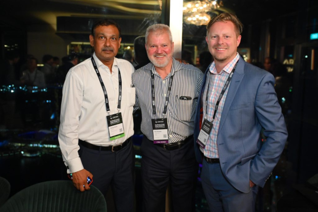 The Opening Networking Reception at the 2023 CTBUH International Conference, kindly sponsored by Surbana Jurong and hosted by CapitaLand, took place at CapitaSpring, a 276-meter-tall office and hotel building, with spectacular green spaces on both the rooftop and at the tower’s midpoint.
